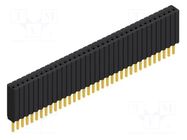 Connector: pin strips; socket; female; PIN: 35; BLM KG 1; 1.5A; 125V FISCHER ELEKTRONIK
