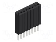 Connector: pin strips; socket; female; PIN: 8; BLM KG 1; 1.5A; 125V FISCHER ELEKTRONIK