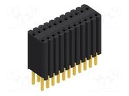 Connector: pin strips; socket; female; PIN: 22; BLM KG 2; 1.5A; 125V FISCHER ELEKTRONIK