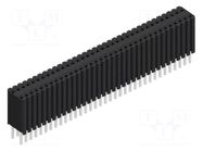 Connector: pin strips; socket; female; PIN: 70; BLM KG 2; 1.5A; 125V FISCHER ELEKTRONIK