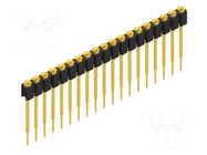 Connector: pin strips; socket; female; PIN: 19; THT; 1.5A; 60V; 1x19 FISCHER ELEKTRONIK