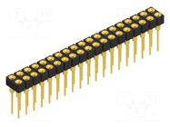 Connector: pin strips; socket; female; PIN: 38; MK 231; 1.5A; 60V FISCHER ELEKTRONIK