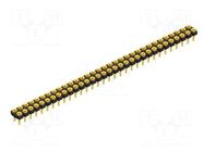 Connector: pin strips; socket; female; PIN: 64; 1.5A; 60V; straight FISCHER ELEKTRONIK