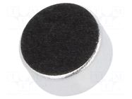Microphone; electret; 100Hz÷10kHz; 2.2kΩ; -37dB; Ø9.7x4.5mm; 500uA Same Sky