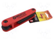 Wrenches set; hex key; GorillaGrip®; 6pcs. BONDHUS