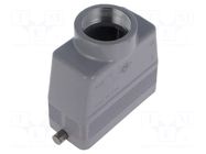Enclosure for connectors: HDC; size 77.27; for cable; for latch ILME