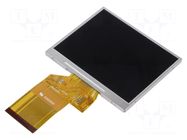 Display: TFT; 3.5"; 320x240; Illumin: LED; Dim: 76.9x63.9x3.2mm DISPLAY ELEKTRONIK