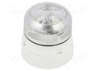 Signaller: lighting; flashing light; white; Flashguard; 11÷35VDC KLAXON SIGNALS