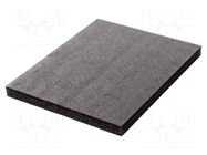 Foam insert; graphite; 480x580mm; 7pcs. LeanFoam