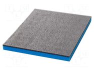 Foam insert; graphite-blue; 480x580mm; 7pcs. LeanFoam