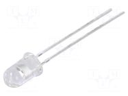 LED; red; 5mm; 5800÷7000mcd; 90°; Front: convex; 2.1÷2.6VDC; 182mW OPTOSUPPLY