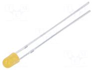 LED; orange; 3mm; 220÷330mcd; 40°; Front: convex; 2.1÷2.6VDC; 78mW OPTOSUPPLY
