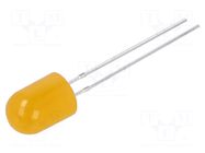 LED; orange; 8mm; 220÷330mcd; 30°; Front: convex; 2.1÷2.6VDC; 78mW OPTOSUPPLY