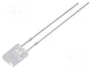LED; red,yellow; rectangular; 2x5x7mm; bipolar; 500÷750mcd; 120° OPTOSUPPLY
