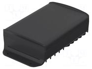 Enclosure: desktop; BoVersa; X: 120mm; Y: 216mm; Z: 55mm; black BOPLA