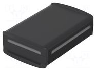 Enclosure: desktop; BoVersa; X: 88mm; Y: 125mm; Z: 42mm; black BOPLA