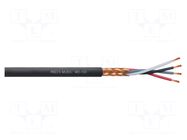 Wire: instrumental; 4x0.14mm2; stranded; Cu; black; Insulation: PVC REDS MUSIC