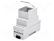 Enclosure: for DIN rail mounting; No.of mod: 2 ELBAG