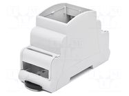 Enclosure: for DIN rail mounting; No.of mod: 2 ELBAG
