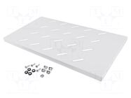 Shelf; 1U; grey; Standard: 19" LANBERG