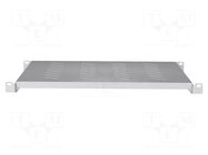 Shelf; 1U; grey; Standard: 19" LANBERG