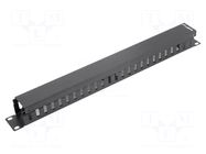 Cable organizer; 1U; Standard: 19" LANBERG