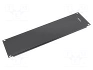 Stopper; 3U; black; Standard: 19" LANBERG