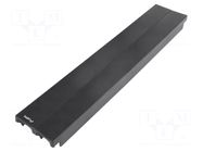 Stopper; 2U; black; Standard: 19" LANBERG