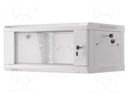 Enclosure: rack cabinet; Standard: 19"; 4U; grey; Z: 450mm; X: 600mm LANBERG