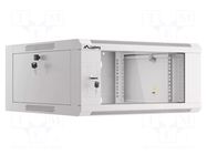 Enclosure: rack cabinet; Standard: 19"; 4U; grey; 600mm; hanging LANBERG