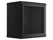 Enclosure: rack cabinet; Standard: 19"; 12U; black; Z: 450mm LANBERG
