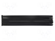 Cable tie; L: 500mm; W: 7.6mm; black; polyamide; 50pcs; EXTREME NEO TOOLS