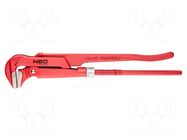 Wrench; adjustable; 1"; Overall len: 330mm; Chrom-vanadium steel NEO TOOLS