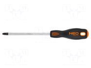 Screwdriver; Phillips; PH2; 150mm NEO TOOLS