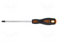 Screwdriver; Phillips; PH3; 150mm NEO TOOLS
