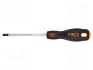 Screwdriver; Pozidriv®; PZ3; 150mm NEO TOOLS
