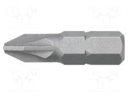 Screwdriver bit; Pozidriv®; PZ2; Overall len: 25mm; 20pcs. NEO TOOLS