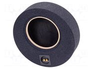 Car loudspeaker enclosure; MDF; black melange; 250m; 15l BASSER