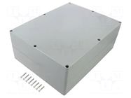 Enclosure: multipurpose; X: 230mm; Y: 300mm; Z: 111mm; ABS; dark grey GAINTA