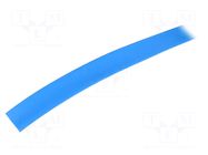 Heat shrink sleeve; glueless; 2: 1; 16mm; blue; polyolefine; reel TASKER