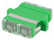 Transition: adapter; SC/APC,both sides; 9/125um; -40÷85°C LANBERG