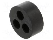Insert for gland; M40; IP54; NBR caoutchouc; Holes no: 3; SKINTOP® LAPP