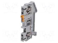 Splice terminal: rail; ST; spring clamp; grey; 31A; polyamide; TS35 PHOENIX CONTACT