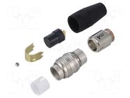 Connector: circular; plug; female; HR25; 1A; PIN: 12; straight; 30VAC HIROSE