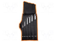 Wrench-set; combination spanner,with ratchet; long; 6pcs. NEO TOOLS