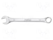 Wrench; combination spanner; 16mm; Chrom-vanadium steel; L: 200mm NEO TOOLS