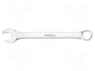 Wrench; combination spanner; 18mm; Chrom-vanadium steel; L: 220mm NEO TOOLS