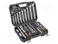 Wrench-set; socket spanner; hex key,Phillips,Pozidriv®,Torx® NEO TOOLS