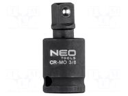 Universal joint; impact; 3/8" NEO TOOLS