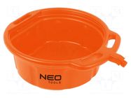 Oil drain pan; 16l NEO TOOLS